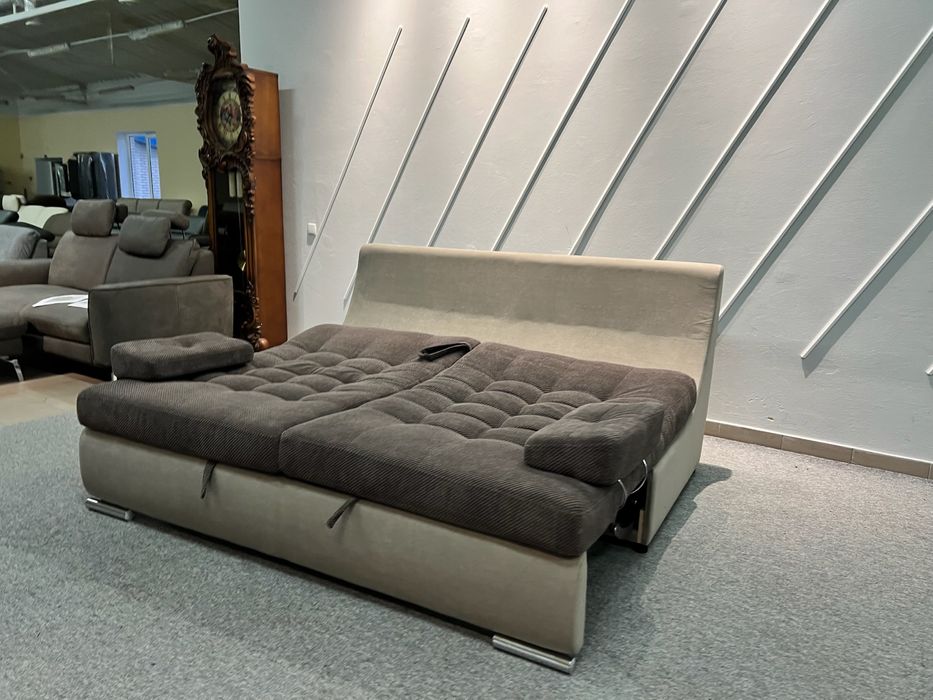 Акція!Диван розкладний тканина коричневий