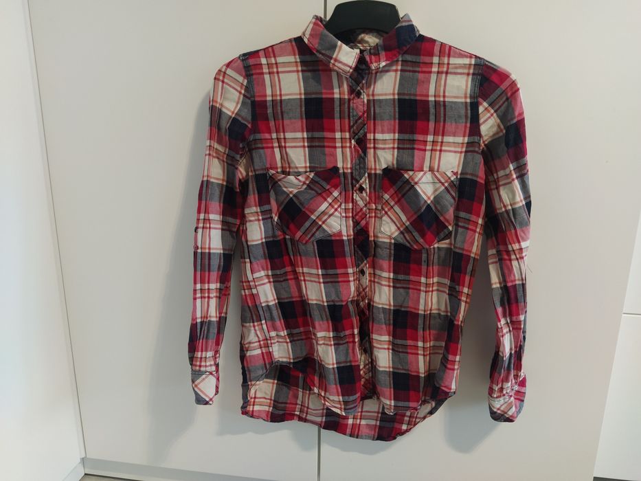 Koszula krata święta Stradivarius S