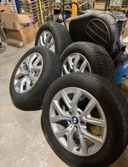 Alufelgi  Opony Zimowe  BMW 17 cali 5x112 X1 F48 X2 F39 JAK NOWE Styl
