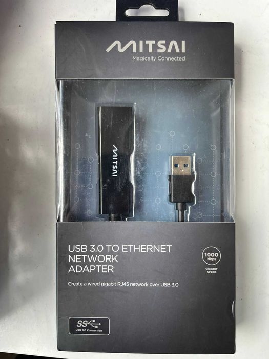 Adaptador USB 3.0 para cabo de ethernet MITSAI