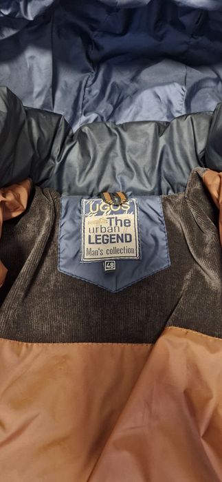 Зимовий довгий мужский пуховик UGOS M-L