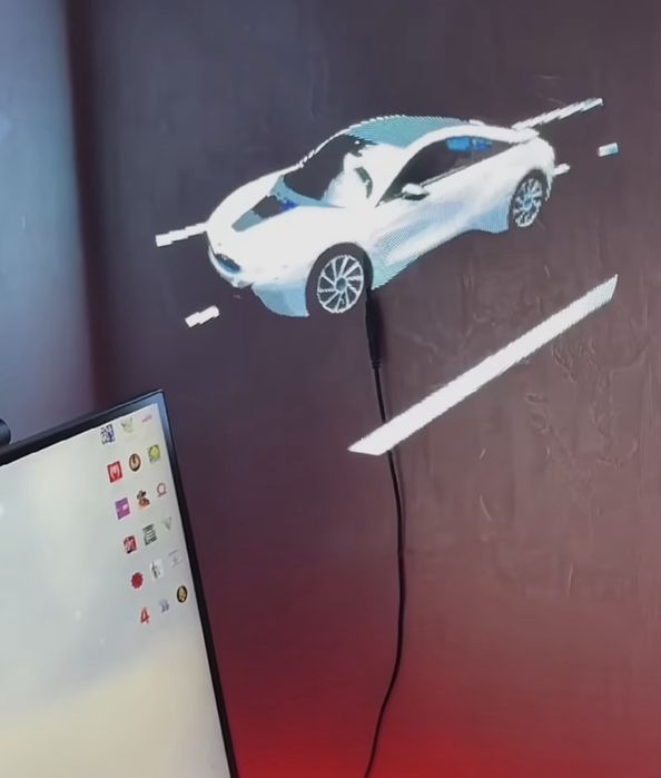 Hologram wenetylator 16 cali 3D