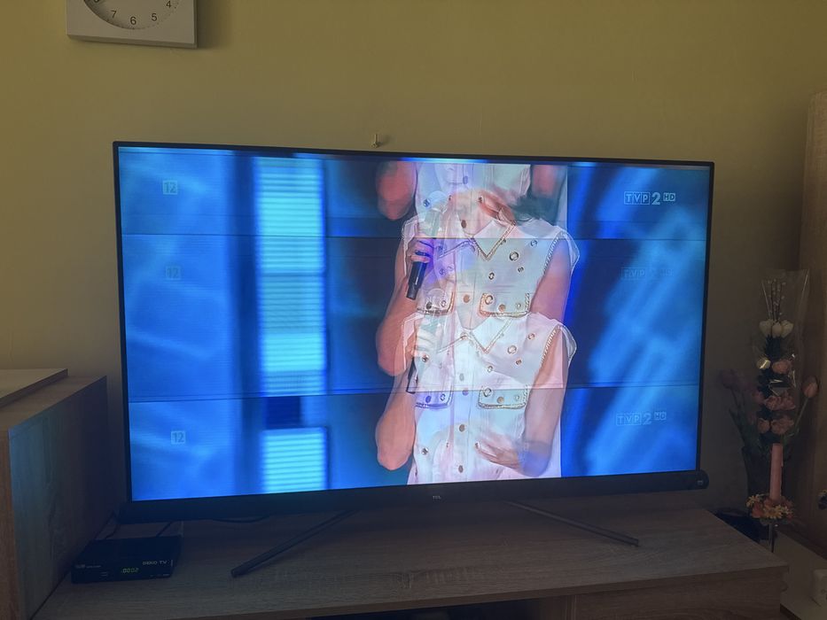Telewizor TCL 55 cali uszkodzony