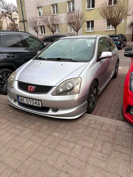 Honda Civic VII EP2 1.6 VTEC 110 KM | 174 tys. km | 2 komplety kół | CarPlay | Type R look