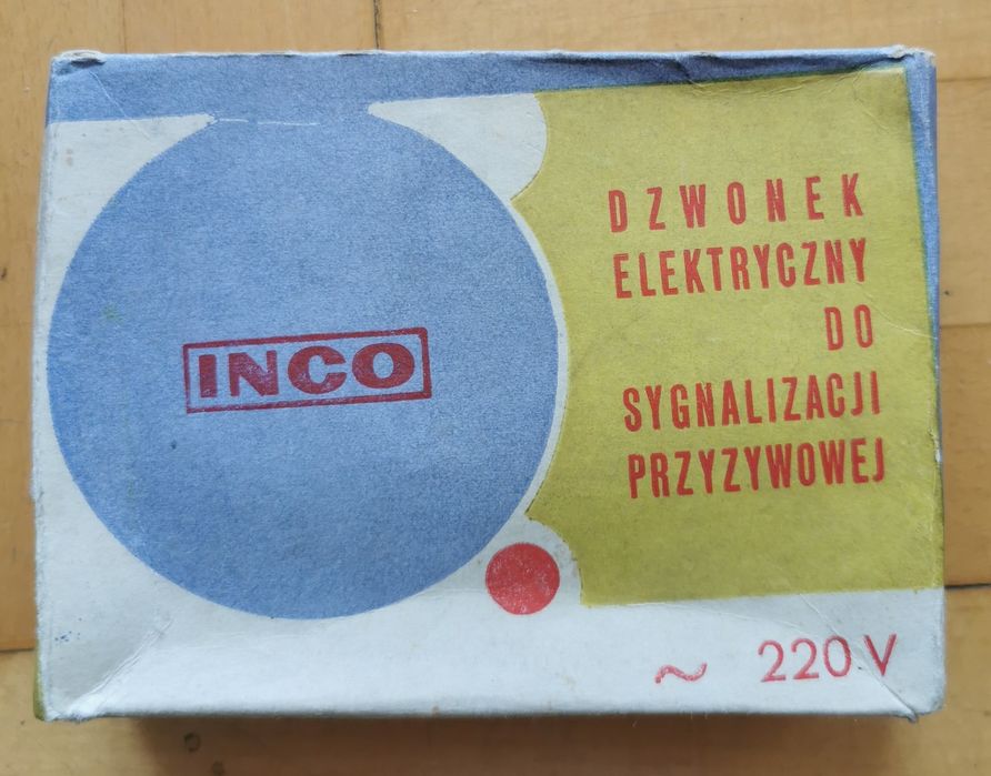 Dzwonek przywoławczy Inco nowy PRL