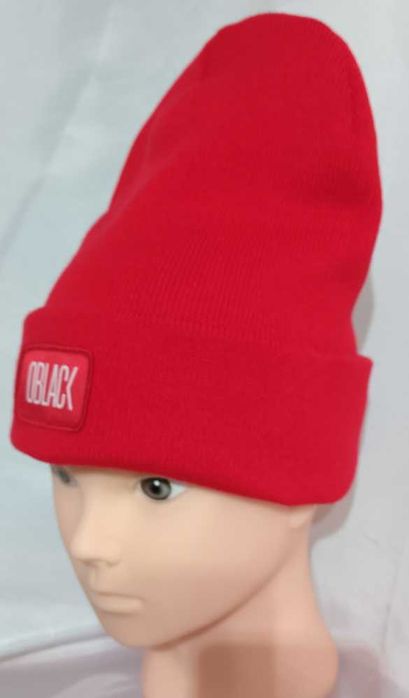 Oblack Gorro de inverno vermelho