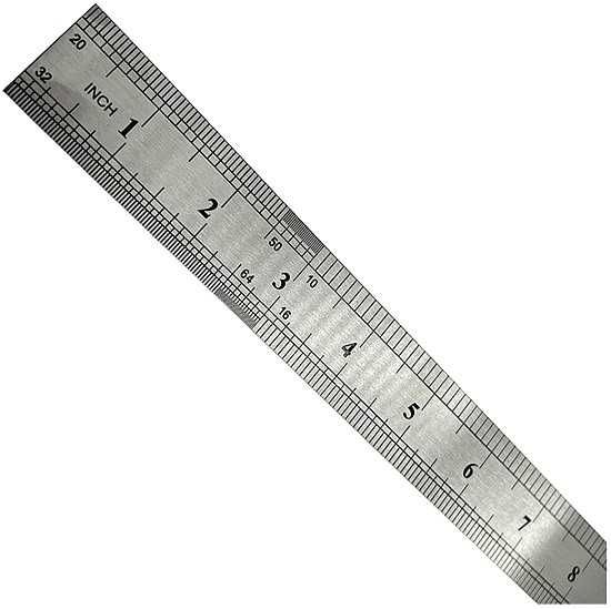 Przymiar liniowy stalowy - linijka - liniał - metrówka 1000mm 100cm 1m
