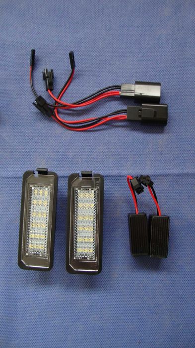 Lâmpadas Led T10 W5W, matricula e de ambiente de elevada luminosidade