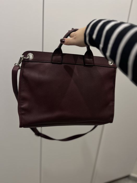 New look сумка бордова вишнева бордовий колір марсала