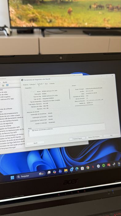 Pc Acer Nitro 5 Gamer | i7 | GTX 1650 | SSD 512GB | 144Hz