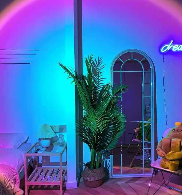 USB атмосферна лампа HOMEFISH (Sun blue) | працює від павербанка