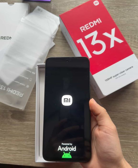 Redmi 13x 6/128 новий, чорний гарний колір
