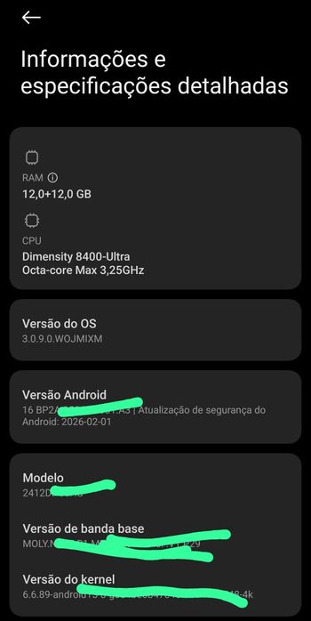 Poco X7 pro 12+12gb Ram/ 528gb oportunidade