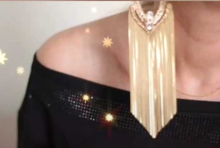 Brincos compridos para festa luxo