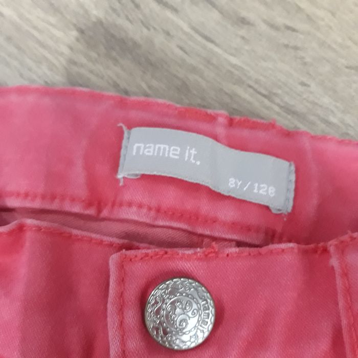 Spodnie jeansy rurki 128