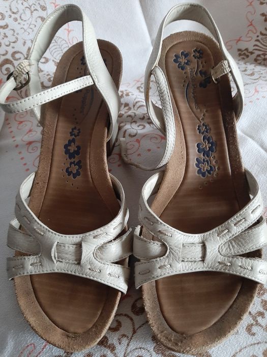 sandały damskie, na koturnie, obcas,  Hush Puppies