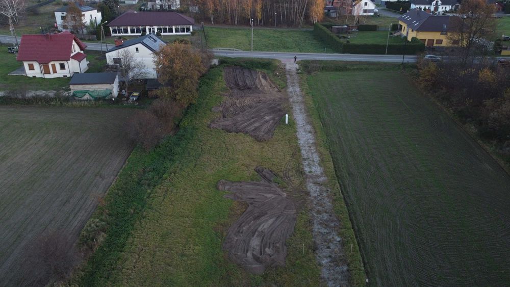 Działka budowlana Nędza ul Jana Pawła II, 768m2, uzbrojona