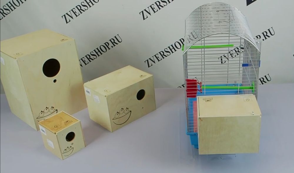 Дуплянка, гнездо, переноска, кормушки, качель для попугаев, птиц