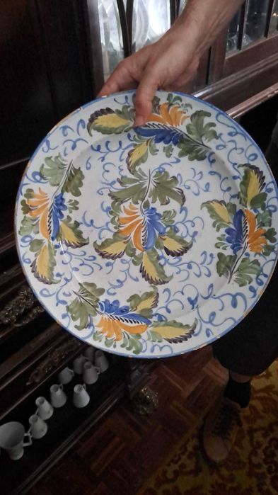 Ceramic Platter Set Featuring Landscape Scenes429755173375856642