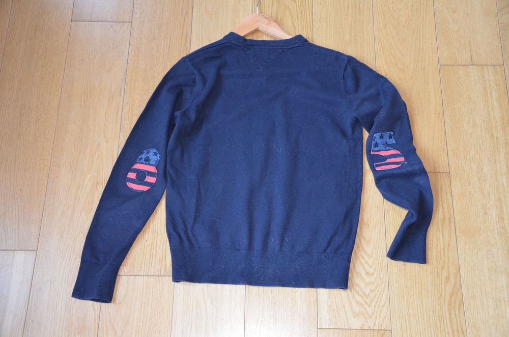 Tommy hilfiger sweter granatowy  164