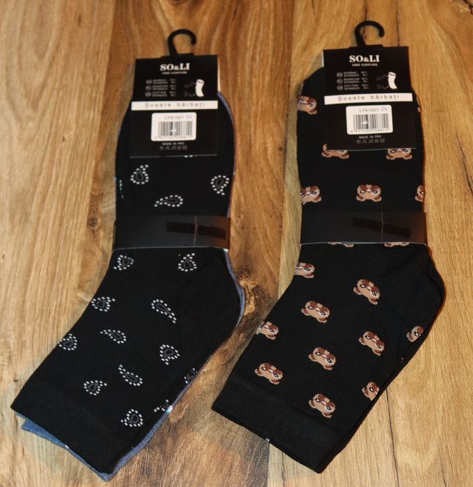 Skarpety Męskie Pioruny 39-42 Komplet 4 pary 54