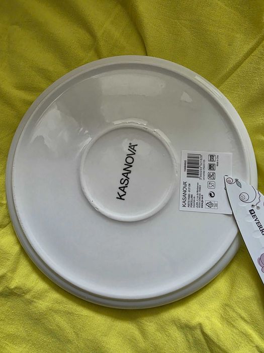Piatto piano 27 cm porcellana bianco Sublima bianco