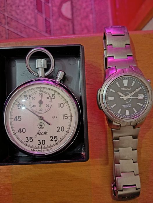 Годиник SEIKO。Секодомір ссср
