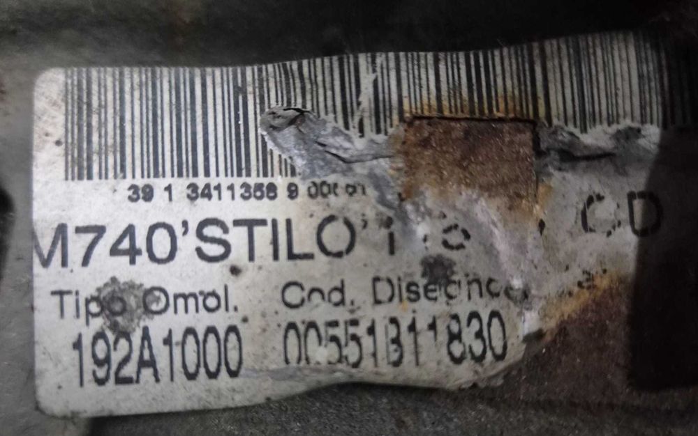 Silnik FIAT STILO (01-10r.) 1,9 JTD 115KM Oryginalny