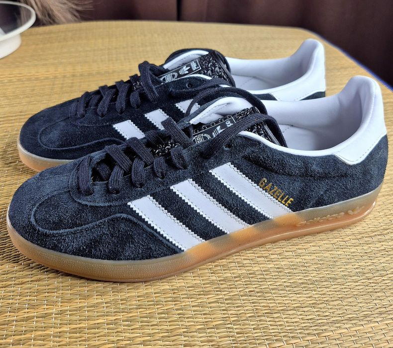 Оригінал 100% Чоловічі кроссівки Adidas Gazelle Indoor J12060(Розмір 42-27см)