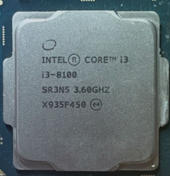Процесор intel core i3-8100