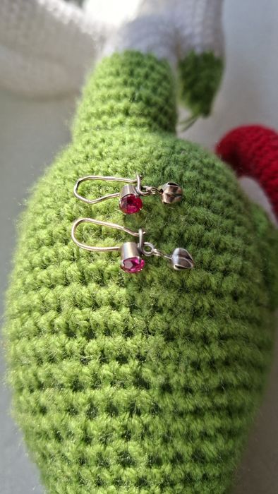 Серьги серебро ссср 925 проба