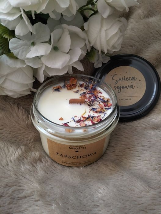 Świeca sojowa zapachowa,na prezent, podziękowania,święta