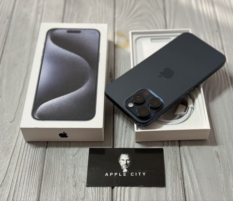 IPhone 15 Pro Max 256 Blue Titanium Гарантія Магазин+обмін