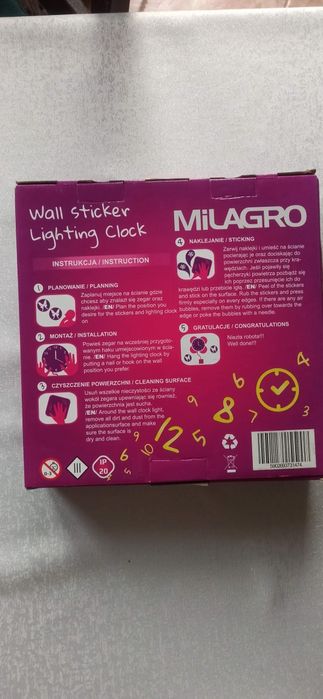 Zegar ścienny do pokoju dziecięcego