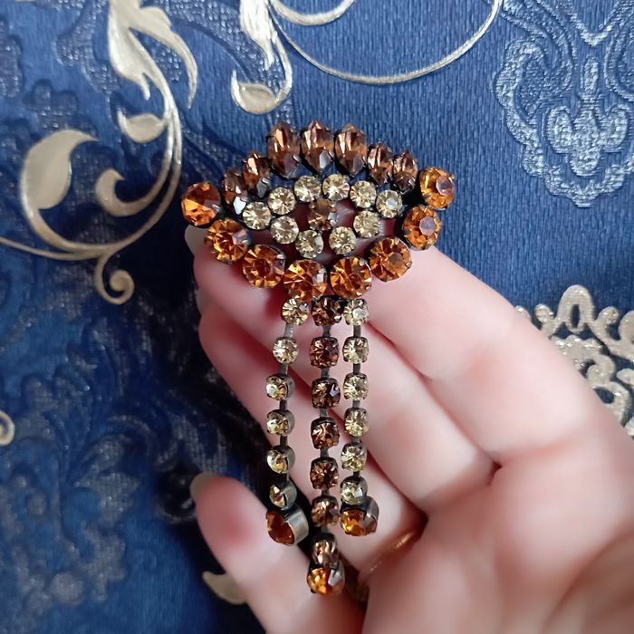 Брошь с подвесками времён СССР