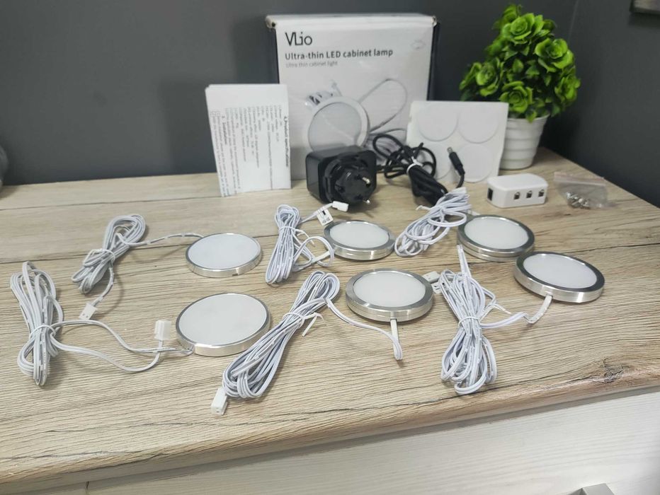 Oświetlenie LED Lampki Pod meble do szafy szafki reflektor lampy