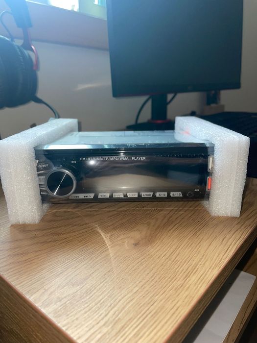 Auto Rádio 1 DIN Bluetooth RIDEX NOVO (USB/AUX/MP3)