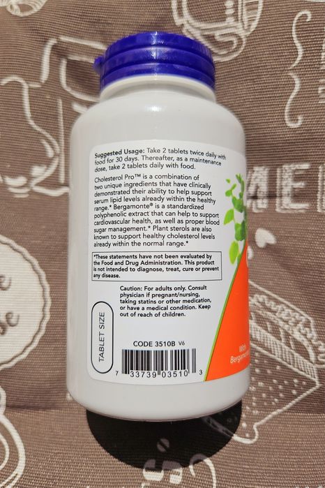 Now Foods холестерол Cholesterol Pro для зниження холестерину 120 шт