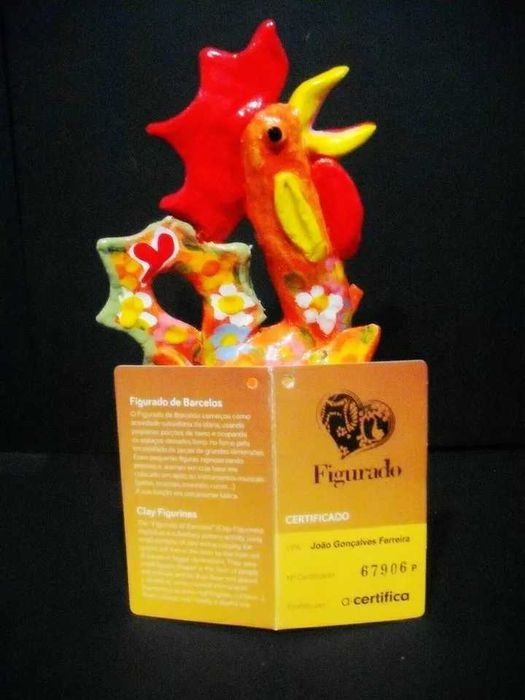 Cock handicrafts made in Portugal