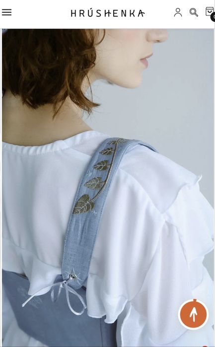 Корсет з вишивкою «Соняшник» Hrushenka