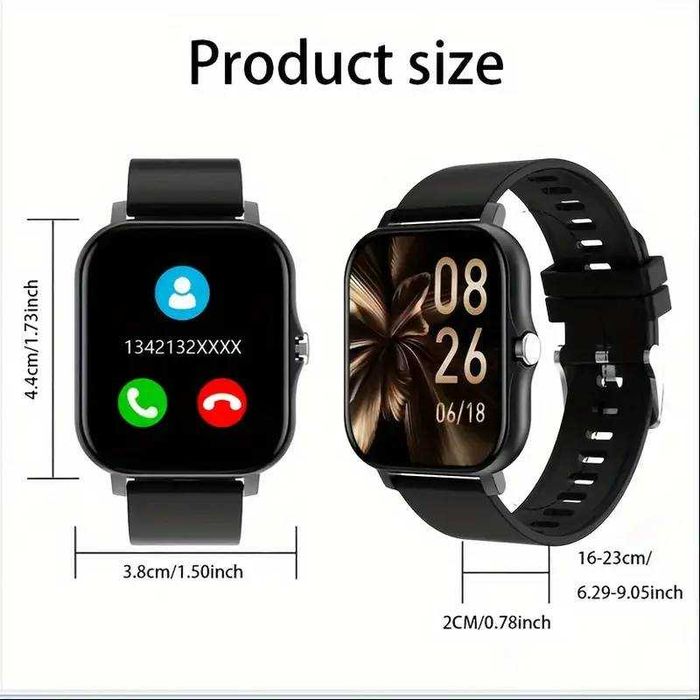 Smartwatch Desportivo compatível c/ Android e iPhone. Novo.
