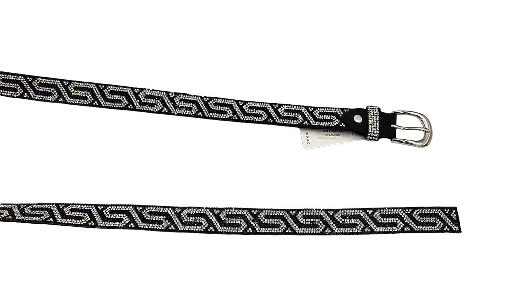 Pasek do sukienki spodni cyrkonie wzór