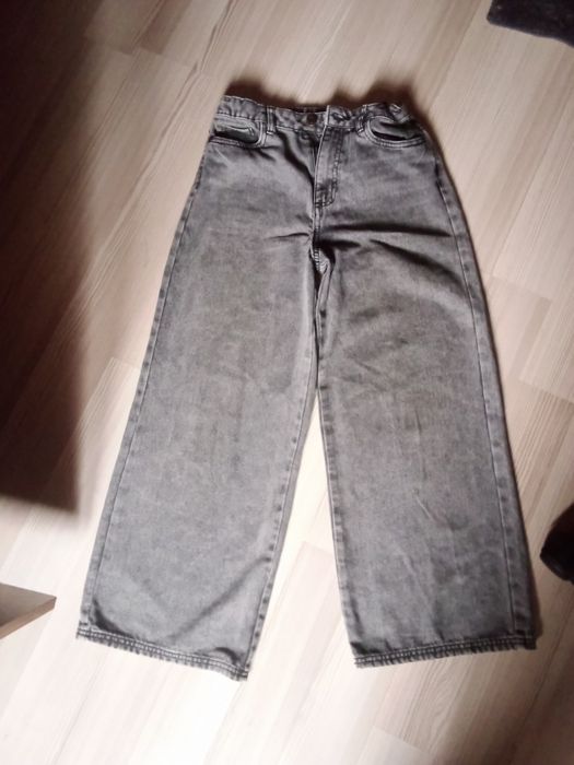 Джинсы широкие на девочку 11-12