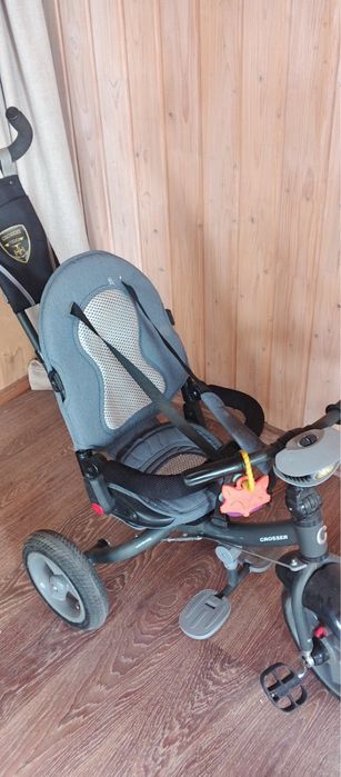 Дитячий триколісний велосипед коляска Crosser