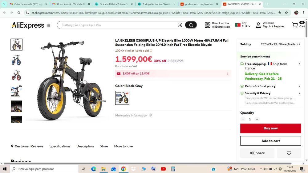 Bateria DCH 009 e Rodas 20x4