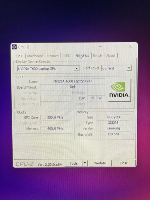 Dell Precision 3571 / i7-12700H / T600 4GB / 16GB RAM / SSD 512GB