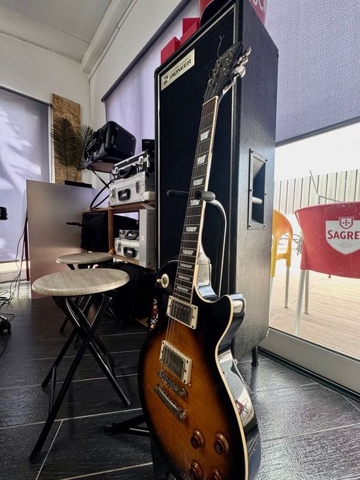 Guitarra Elétrica com Pedal Boss ME 25  + Estojo Rigido (Case)