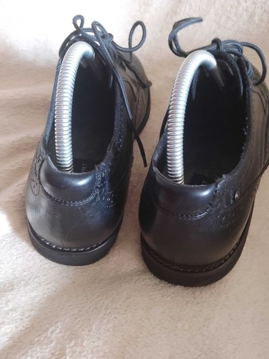 Skórzane buty męskie Rockport naturalna skóra stylowe na komunię ślub