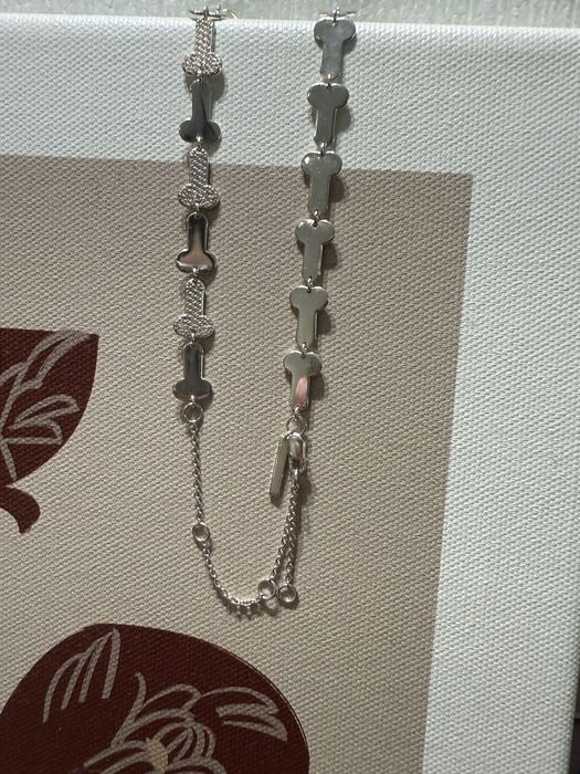 Кольє.Чокер. Срібло. Ears and Fingers . Gunia Grains de verre