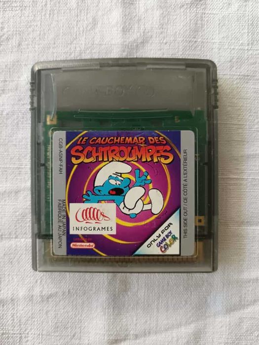 Le Cauchemar des Schtroumpfs [Nintendo Game Boy Color, 1999] Authentic